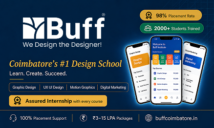Best UI UX Design & Graphic Design Course in Coimbatore | Buff Institute